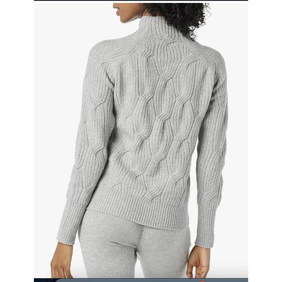 Cable Sweater Mock Neck - Picture 8 of 8